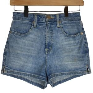 BDG Jean Shorts Super High Rise Spade Pin Up Medium Wash Cheeky Stretch Size 26